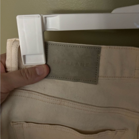Everlane The Original Cheeky Jean Ecru Straight Fit Low Stretch 27 - Picture 5 of 5